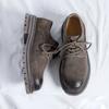 Британский стиль шнуровка Оксфордские туфли мужские размеры 38-46 толстая подошва модная повседневная обувь для активного отдыха высококачественная спортивная рабочая обувь