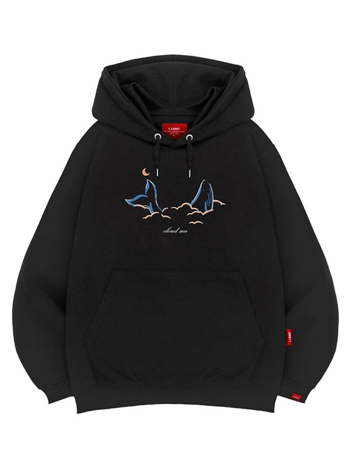 Худи "Облачное море" Унисекс Большого размера M~4XL (Тип А)