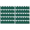 Lawn Edging 10 pcs Green 65 x 15 cm PP