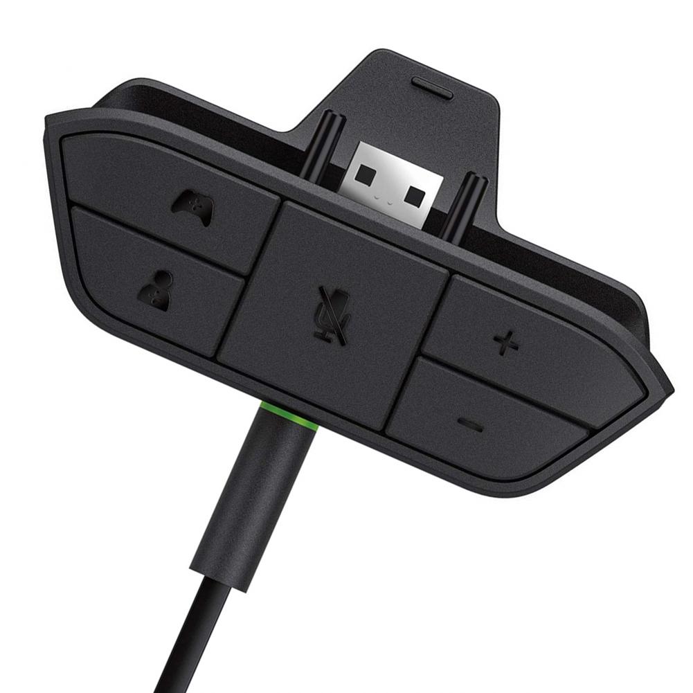 Stereo Headphone Adaptor with Audio Balance Control 3.5mm Jack for Xbox One Wireless Game Controller Anti-Wear Anti-Dirt Design