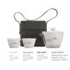 Suet jade travel tea set Outdoor portable tea set Meeting event souvenirs for customers
