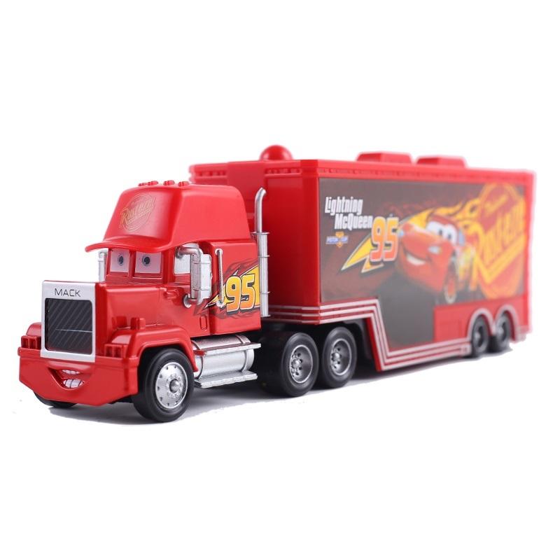 Disney Pixar Cars And Trucks Toy Set The King Cruz Lightning Mcqueen Mike Uncle 1/43 Diecast Model Trucks Toys Gift For Kids