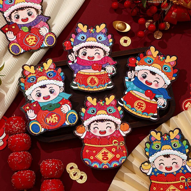 Год Дракона 2024 Красный конверт Китайский Новый год Citicall Limited Счастливые деньги Бумага