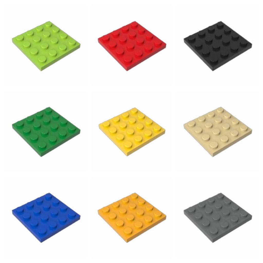 Нетоксичные 200 шт. Тонкие строительные блоки Moc 3031 Пластины 4x4 Точки Образовательные Классические Креативные Размер Совместимый с 3031 Игрушки Для Детей