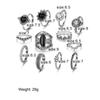 12 шт./компл. женское кольцо с кристаллами и бриллиантами, богемный панк-женский комплект колец, ювелирное кольцо