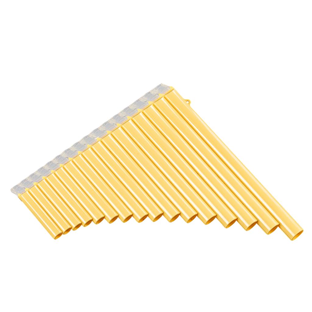 16-Pipe Pan Flute G-A2 Key Pan Pipes ABS Panpipes Chinese Traditional Woodwind Instrument with