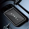 Чехол для карты-ключа Tesla для Model 3/X/Y - Премиальный металлический корпус с защитной застежкой, стильный дизайн унисекс.