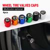 4Pcs Car Wheel Tire Valve Caps Metal Stem Cover Auto Accessories For Honda Civic City Accord Odyssey Fit Spirior Freed CRV Jazz