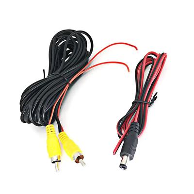 RCA 6M Видеокабель Для Камеры Заднего Вида Автомобиля Универсальный Провод Для Подключения Камеры Заднего Вида К Автомобильному Мультимедийному Монитору Универсальный