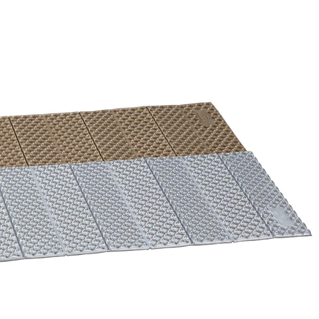 BUNDOK Folding Mat EX Brown Foam Aluminum Film Heat Retention (BD-535B)