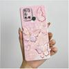 Phone Case For Realme 7I RMX2103 C17 Shockproof Case For Realme C17 Pretty Flowers Liquid Soft Silicone Back Cover Bumper Fundas