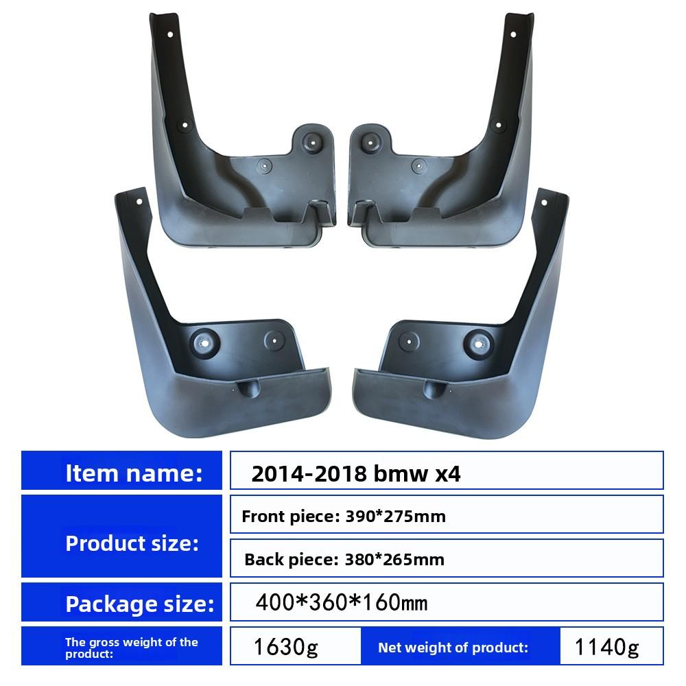 Крыло автомобиля для BMW X4 F26 брызговик X4M брызговики автомобильные аксессуары автостайлинг в 2014-2018 4 шт.
