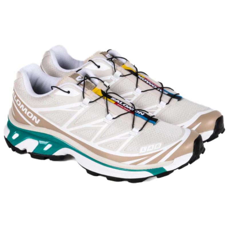 SALOMON XT 6 Амортизация, Устойчивость к истиранию, Дышащая поддержка Повседневные беговые кроссовки Унисекс Земляной серый Медный зеленый Кроссовки 478643