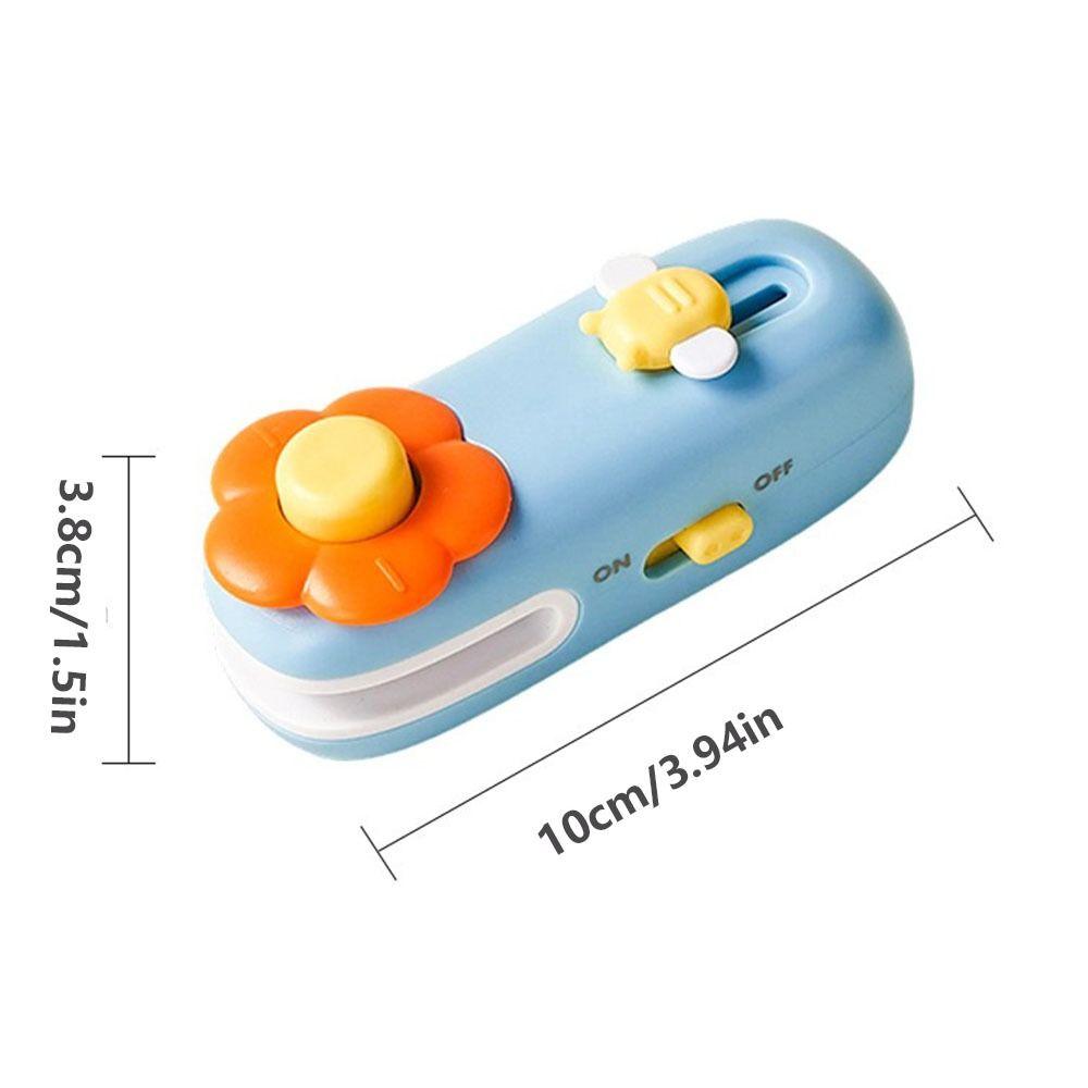 Handheld Heat Sealer Bottom Magnet Food Sealer Clip Portable Heat Vacuum Sealer for Kitchen