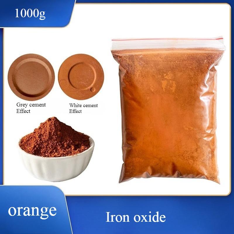 500г/1000г Порошковый пигмент оксида железа DIY Керамические поделки Деревянные доски Поверхность стен и краска Подиум Цемент Подбор цвета