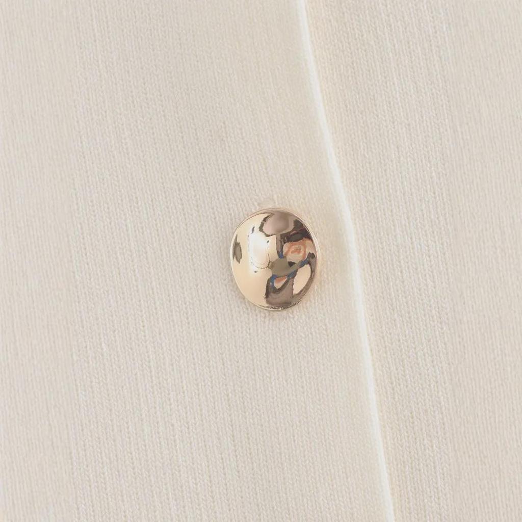 European & American Women's Fashion 2024 Gold Button Flat Stitch Vest Top