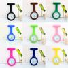 Unisex Silicone Gift Lapel Watches with Second Hand Nursing Fob Clip On Nurse Watch