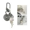 Lovely Jellyfish Keychain Pendant for Women Girls Backpack Purse Camera Car Keys Lovely Swivel Charm Accessory
