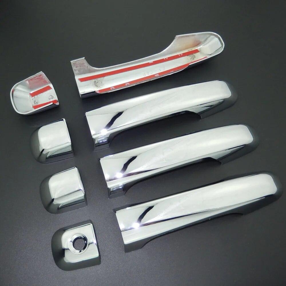 For Lexus GX 460 2010-2018 Car Styling Chrome Side Door Handle Cover Trim & Door Bowl Cover 2017 2016 2015 2014 2013 2012 2011