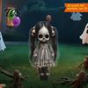 Weather Resistant Yard Decor Halloween Scarecrow Garden Stake, 2D Flat Creepy Zombie Ornament, Spooky Doll Waterproof Signs Decoration, Scary Art Sign