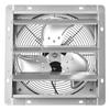 312 mm Shutter Exhaust Fan Wall Mounted 1250 CFM Automatic Louvers, Sturdy Steel Housing, Low Noise, AC Motor, Ventilation and Cooling for Attic,