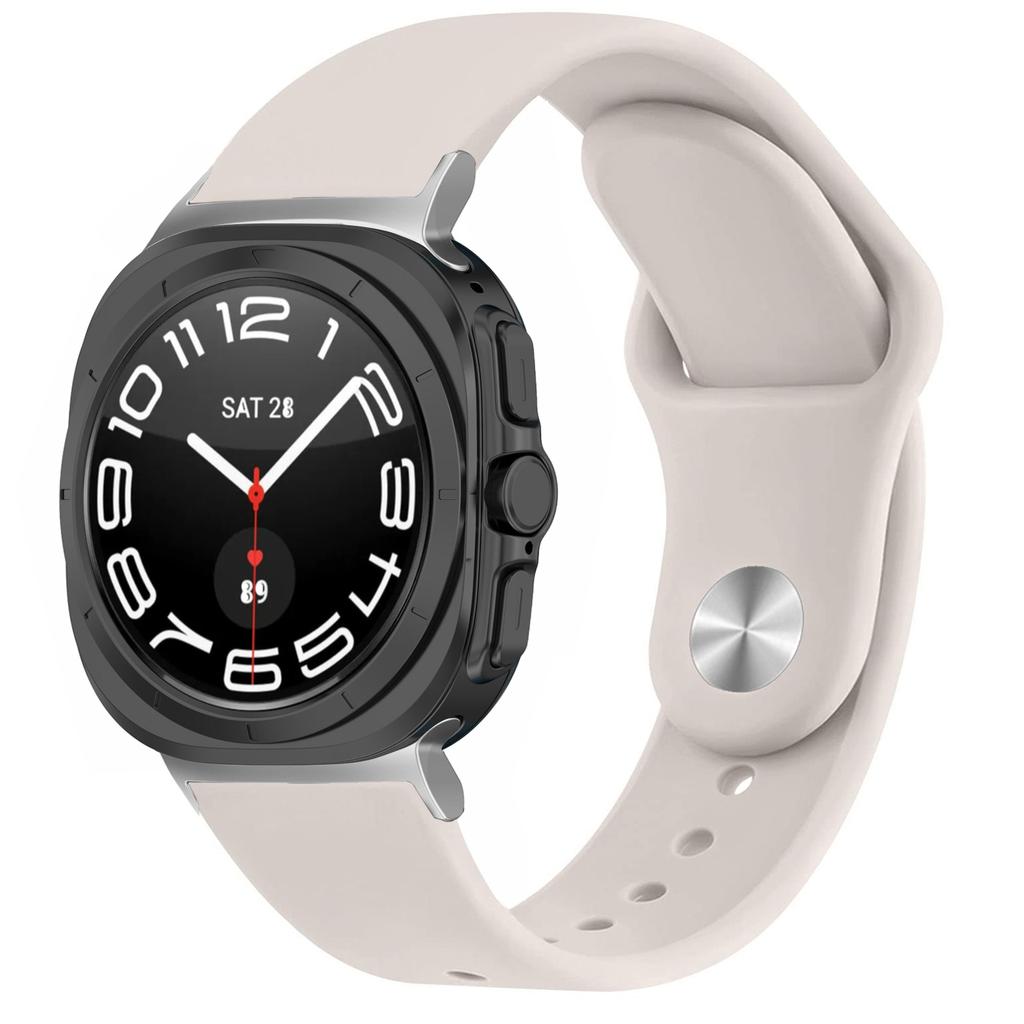 Спортивный силиконовый ремешок для Samsung Galaxy watch 7 ultra Ремешок 47 мм Аксессуары correa Браслет galaxy watch 7 FE 44 мм 40 мм 40 ремешок