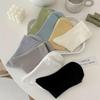 Женские носки из чистого хлопка до середины икры - Дышащие, Бесшовные, Не образующие катышков, Однотонные цвета для весны и осени