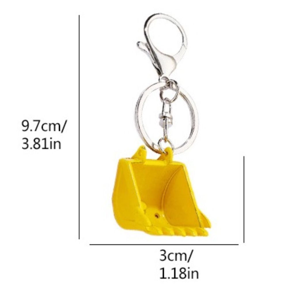 4 шт. цепи бульдозер брелок экскаватор автомобиль брелок креативный цинковый сплав брелок для женщин
