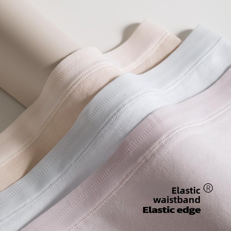 Женские весенне-летние хлопковые трусы-слипы 7A с антибактериальным эффектом, с высокой посадкой