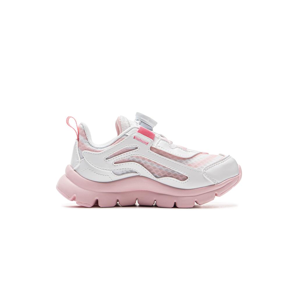 Li Ning Kids Sports Lifestyle Series Comfortable Casual Shoes Kids Shoes White Pink YKNU090-12