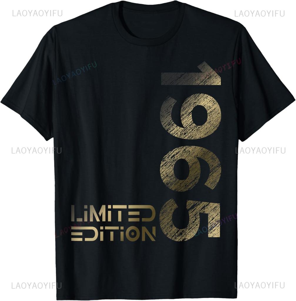 60th Birthday 60 Years Old Unisex Women Vintage 1965 TShirt Individuality Short Sleeve Casual Print on DeUnisexd Camisas