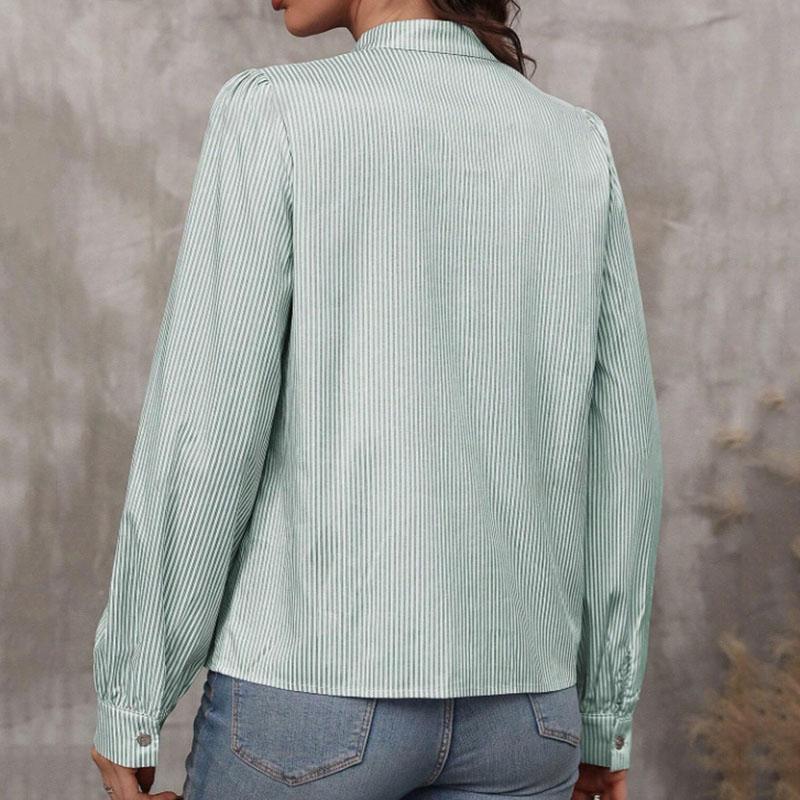 Женский элегантный весенне-летний французский полосатый свитер с длинным рукавом, универсальная блузка, рубашка, топ