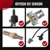 TOPAZ 2 шт. Датчик кислорода O2 Верхний+Нижний по потоку Совместим с 2010-2014 GMC Terrain 2.4L Chevrolet 234-4242 234-4251