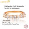 Sace Gems GRA Certified 0.7CT Moissanite Ring VVS1 Lab Diamond Solitaire Ring for Women Engagement Promise Wedding Band Jewelry