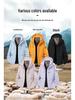 Golden Scale Men's & Women's Winter Waterproof Wool Jacket - 2025 Outdoor Windproof, Thickened for Warmth