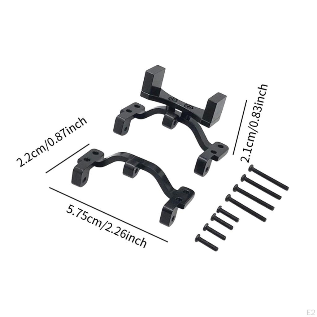 Metal Pull Rod Servo Mount Set Fixed Lightweight Vehicle Portable Replacement 1:16 Scale RC