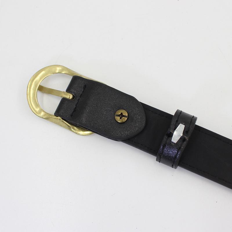 Женский овальный джинсовый ремень с японской пряжкой, декоративный тонкий ремень, 5 цветов