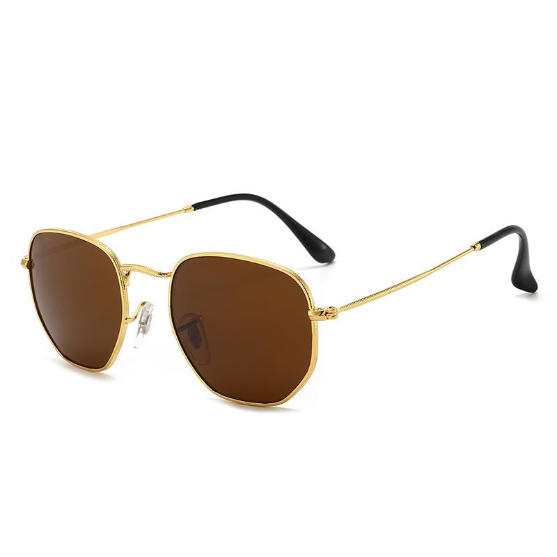 New Fashion Square Sunglasses for Women Retro Metal Sun Glasses Men Outdoor Driving Eyeglass Luxury Brand Design Uv400