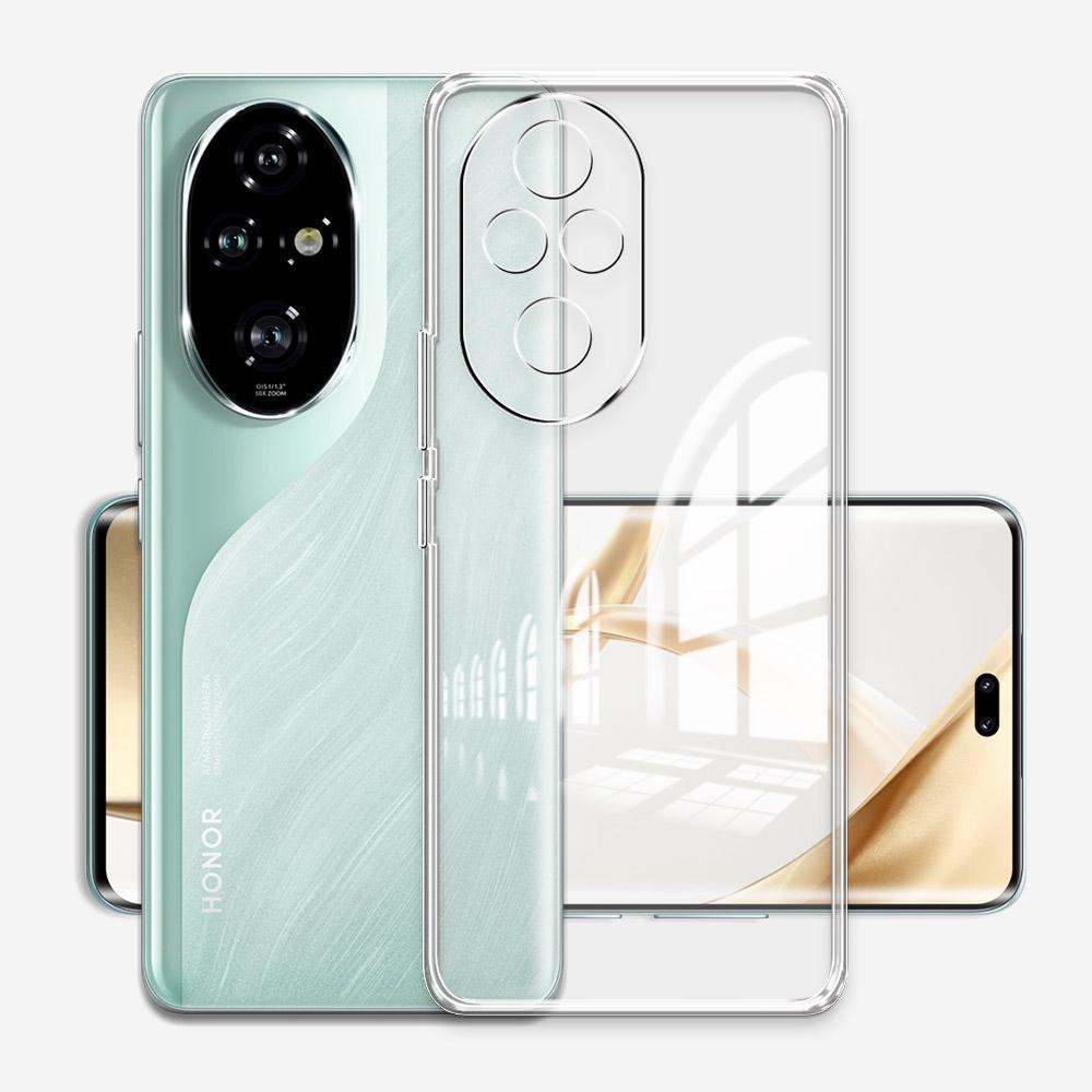 Чехол для Honor 200 Pro, прозрачный силиконовый мягкий чехол для телефона Honor200, прозрачный защитный противоударный чехол для Honor 200 LiteFunda