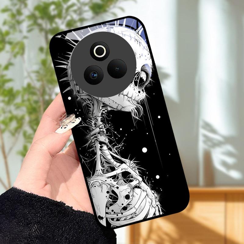 Закаленное Стекло Чехол для Телефона Для OPPO Realme P3 Pro 5G Funda Ударопрочный Жесткий ПК Корпус Задняя Крышка Для Realme P3Pro RMX5032 Coque