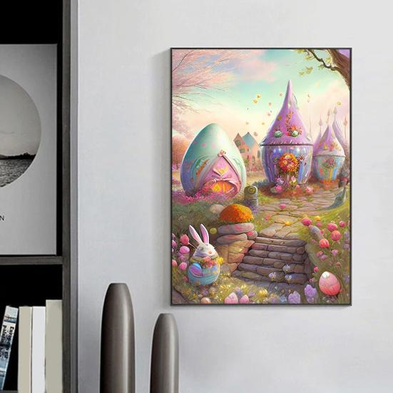 5D Алмазный художественный комплект Поезд Узор Пейзаж Повысьте творческий потенциал Уменьшите стресс с изысканными стразами Вышивка Мозаика Вышивка крестиком Украшение дома