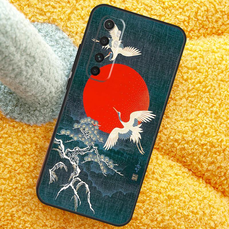 Japanese Style Art Japan Case For POCO X3 X4 X5 F5 Pro M5s C40 F4 GT F3 Cover For Xiaomi 12T 11T Pro 12 13 Lite 12X