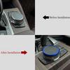 Подходит для BMW 2 / 3 / 4 / 5 / 7 / 6 GT X3 X4 X5 X6 Декоративное кольцо-крышка-наклейка на ручку мультимедиа