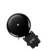 Auto Bell Timer Controller Programmable Time Switch with 12-Inch Electric School Bell - Rings Up to 80 Times Per Day in 6 8 10 12 Inch Sizes for
