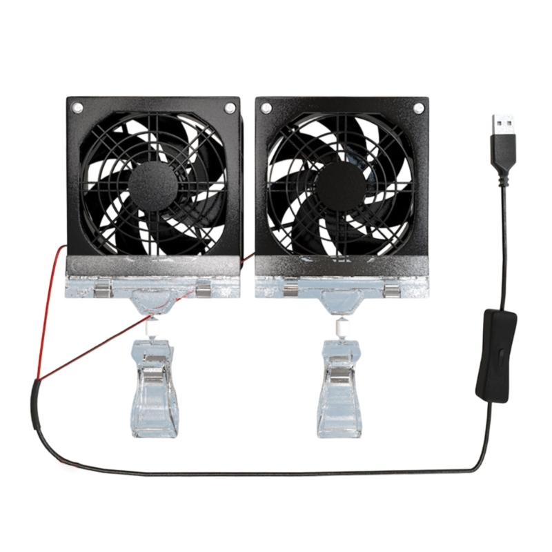 3600RPM High Speed 5V Computer Cooling Fan Adjustable Angle Design For PC Gaming Rigs Router Heat Dissipation
