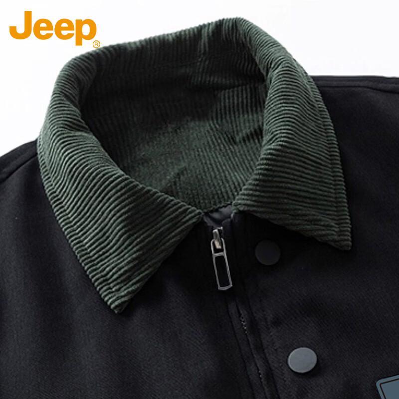 Jeep Мужская рабочая куртка в американском стиле с лацканами