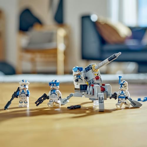 LEGO Star Wars Боевой набор Клонов 501-го легиона - Игрушка, Конструктор, Образовательная игрушка для мальчиков и девочек, Возраст 6, 7, 8, 9 лет, Космическая тематика, Артикул 7