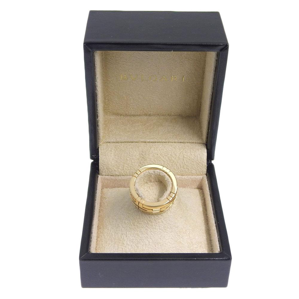 Bvlgari Кольцо Parentesi open work из желтого золота 18 карат #5.1(Наш размер) 7.6г Женские Б/У