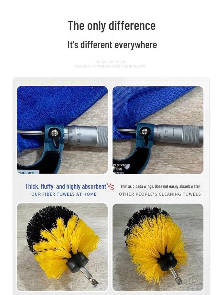 Electric Drill Brush Set: 12-14 Pieces for Cleaning, Polishing, & Grinding with Round Disc for Tile and Carpet