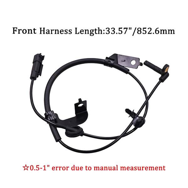 Set of 2 Speed Sensors (5085822AB & 5085823AB) for Dodge Avenger and Chrysler 200.